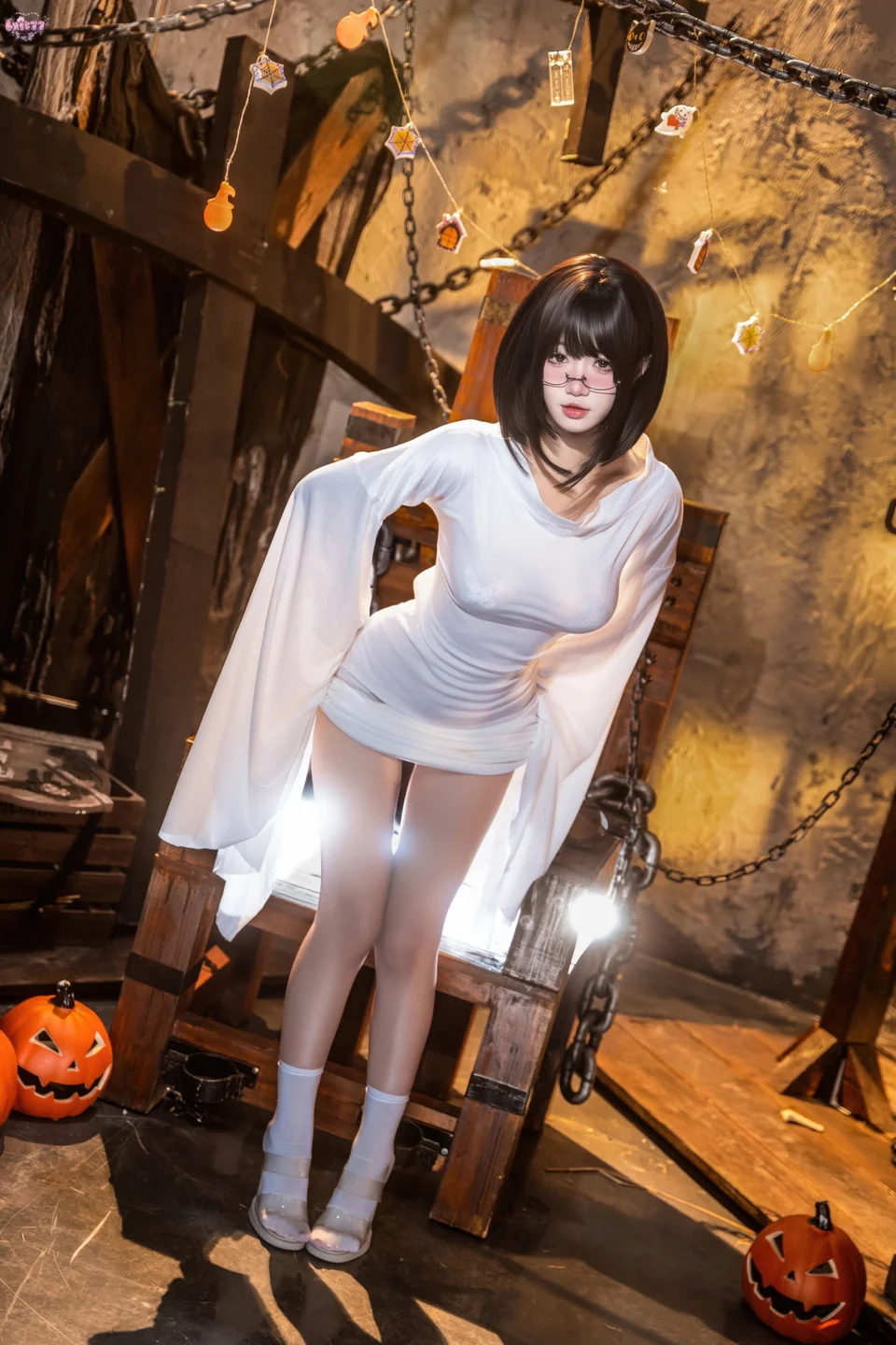 柒柒要乖哦 - No.064 幽灵娘 [87P,2V-1.66GB] tg@simisebaisi 【丝足阁】003.webp